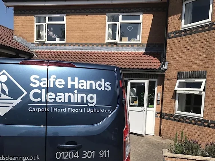 Safe Hands Carpet Cleaning van in Bolton