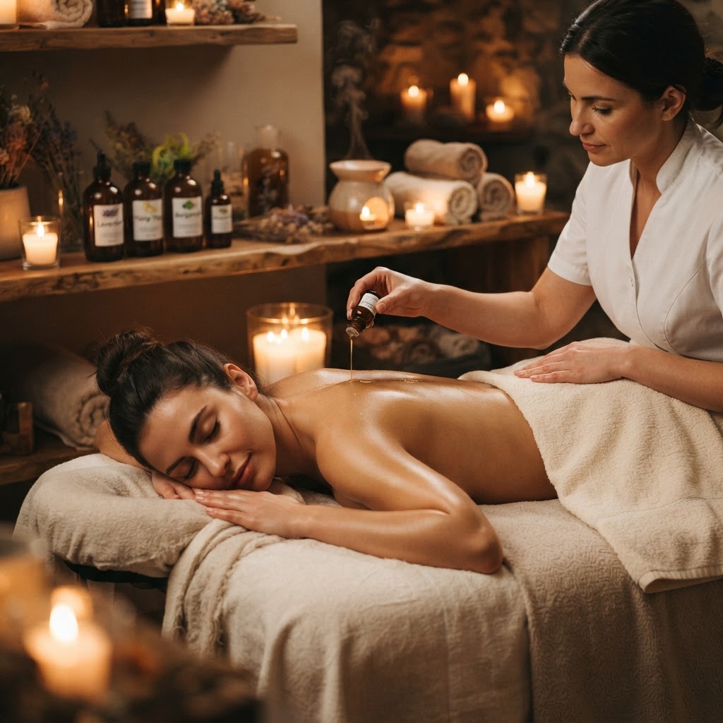 CBD Oil Massage