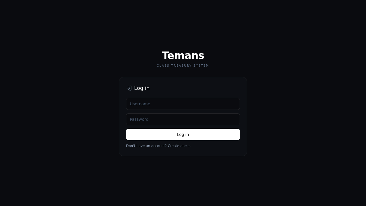 Temans template preview