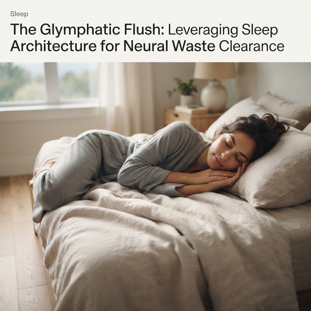 The Glymphatic Flush: Leveraging Sleep Architecture for Neural Waste Clearance