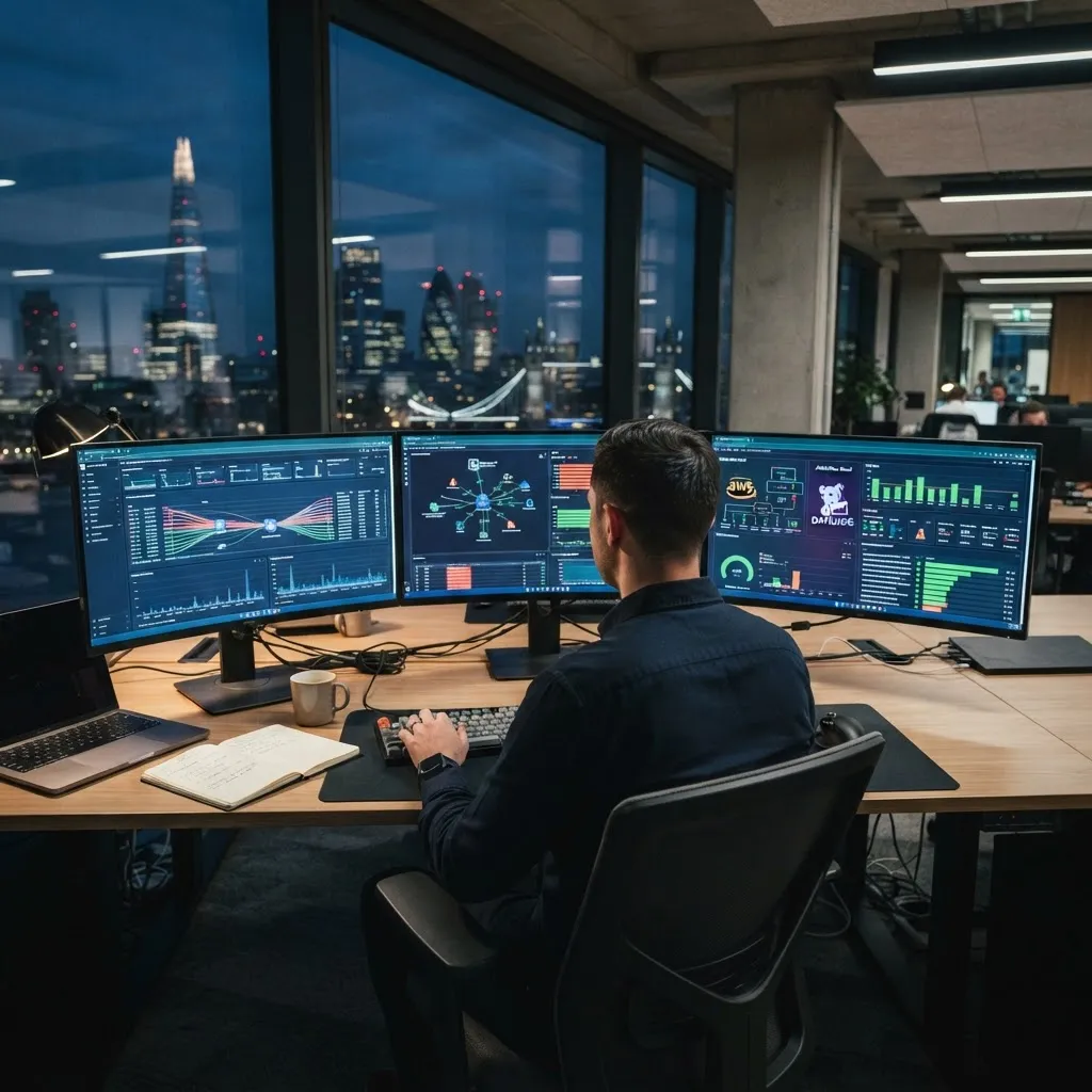 IT professional at work
