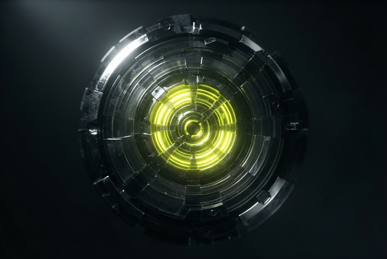 Layered defensive structure representing AI-augmented cybersecurity