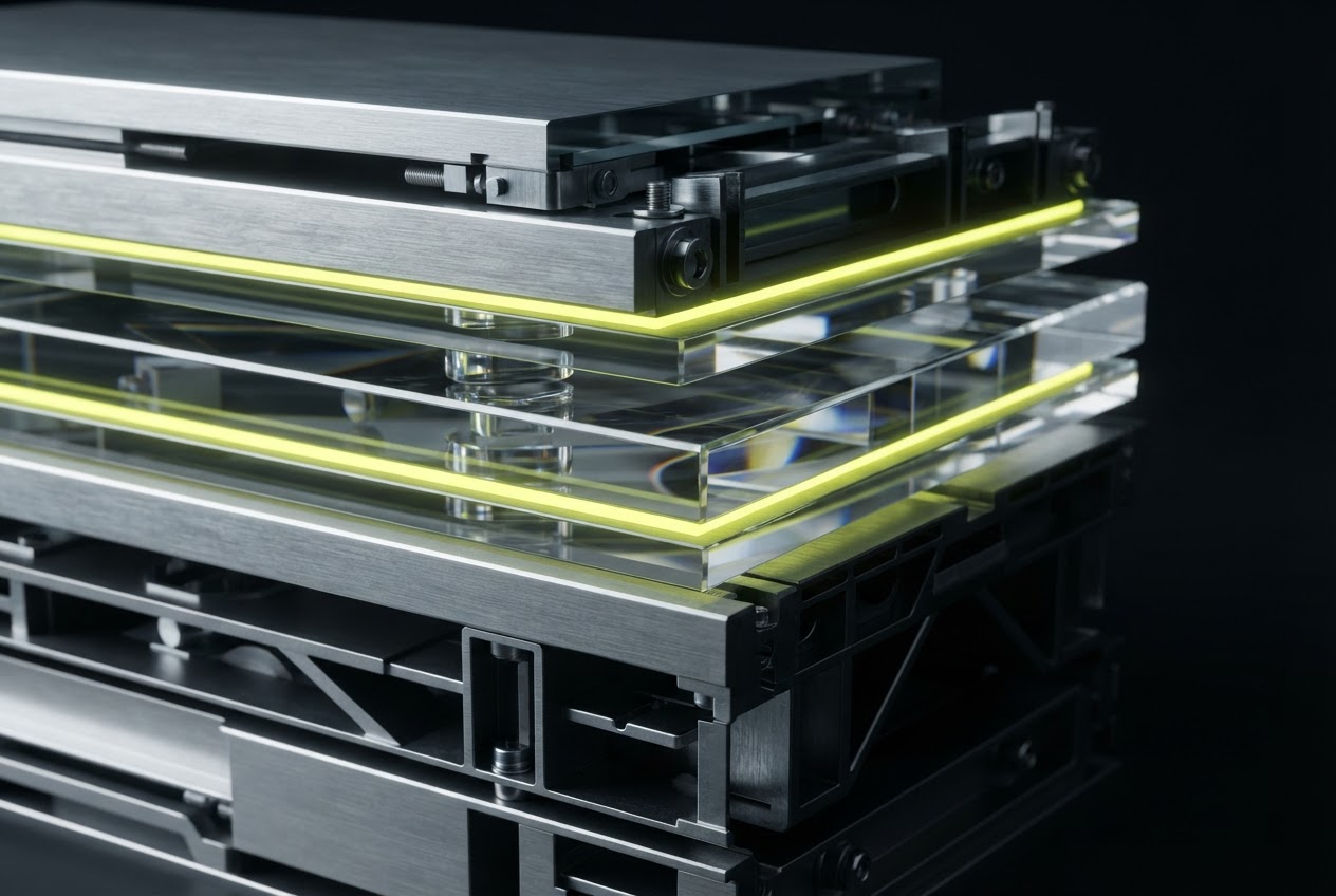 Layered foundation structure representing 28 years of built expertise