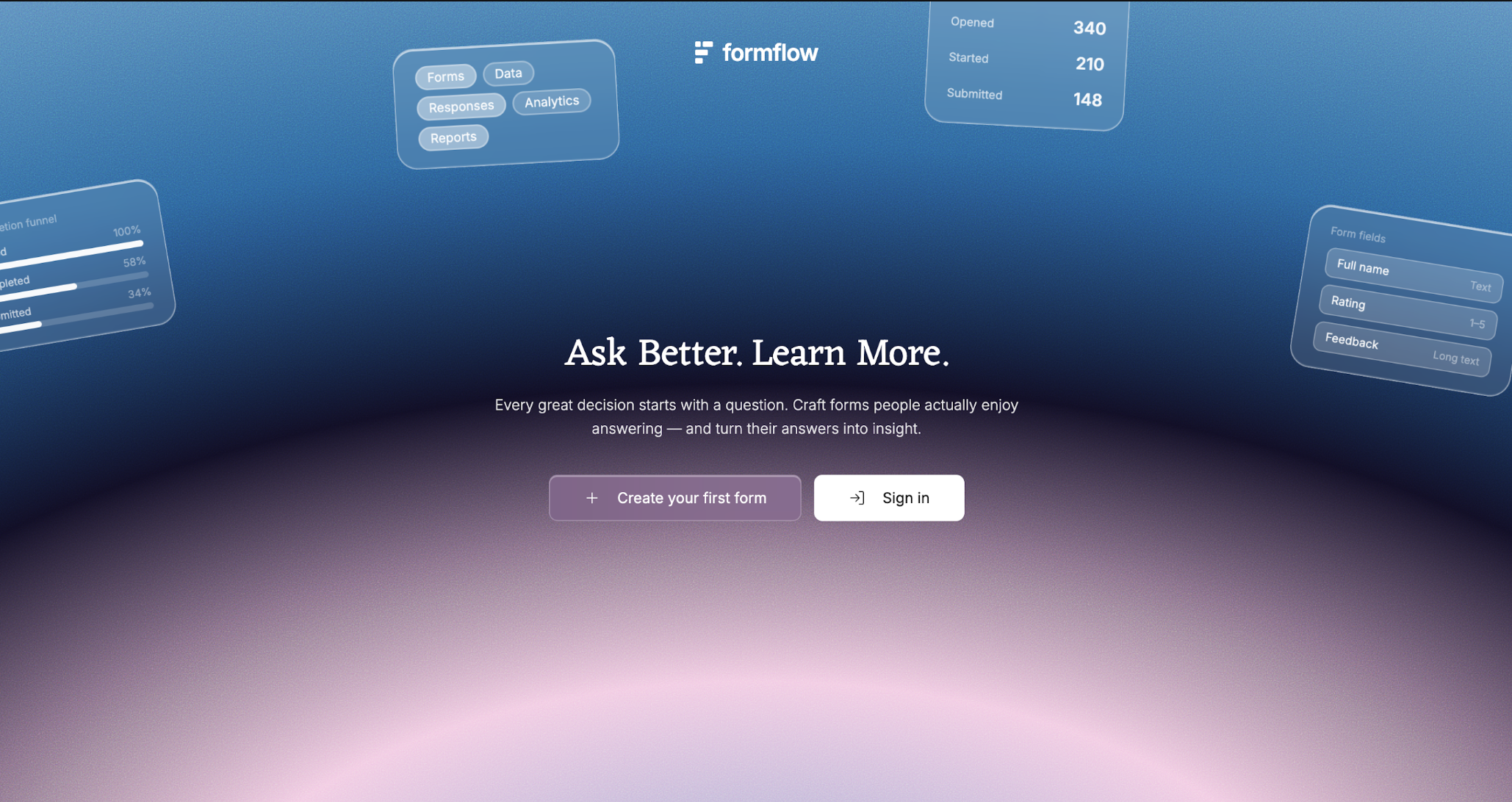 Form and Survey Builder template preview