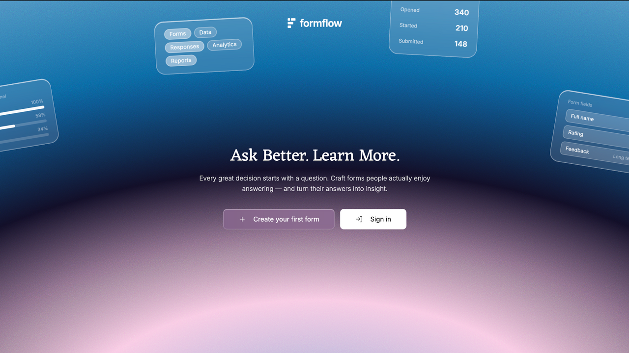 Form and Survey Builder template preview