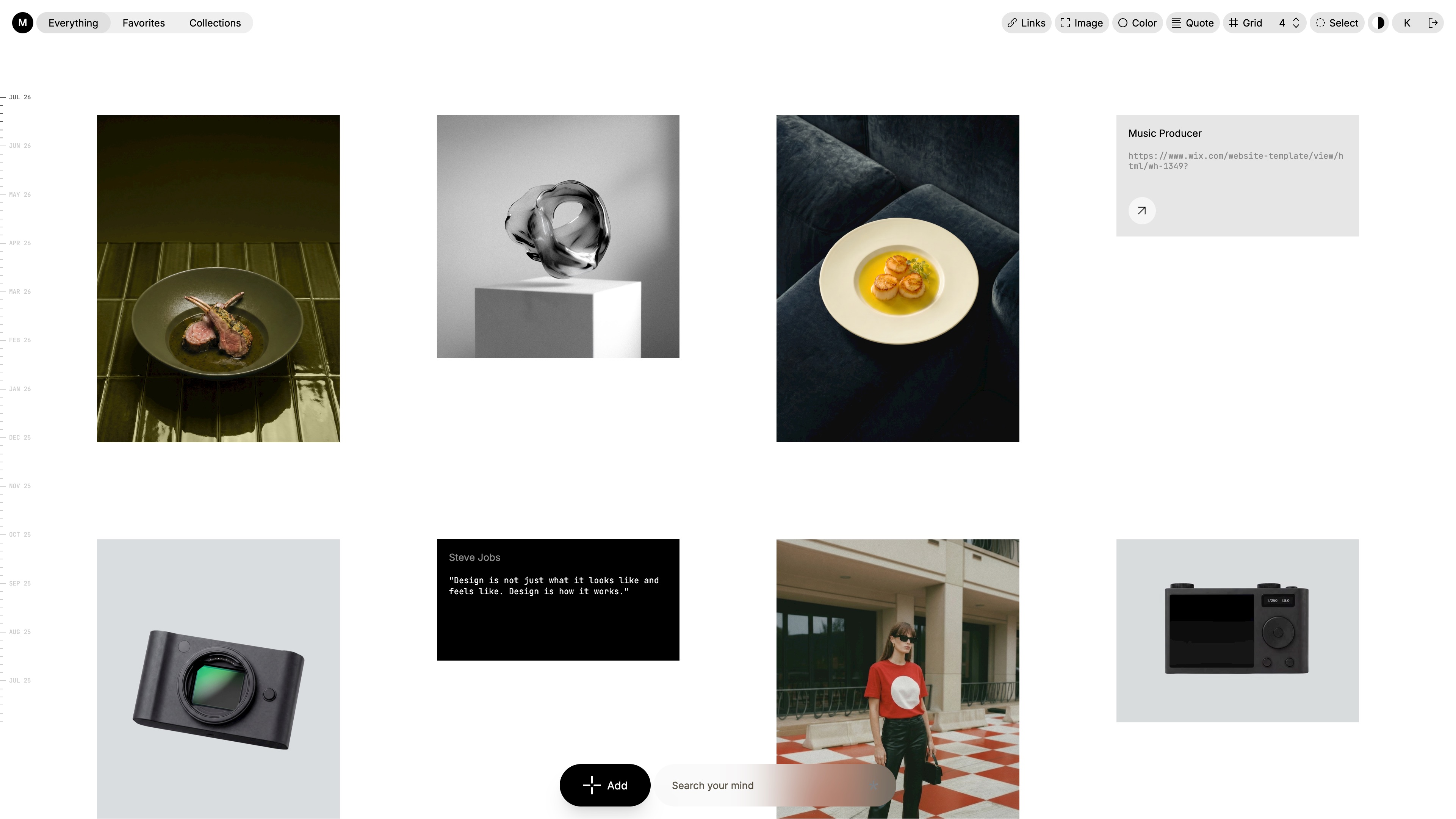 Design Inspiration Hub template preview