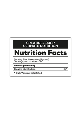 Creatine Monohydrate 300Gr 2