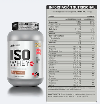 Iso Whey 90 Caja x 10 unid UN 2