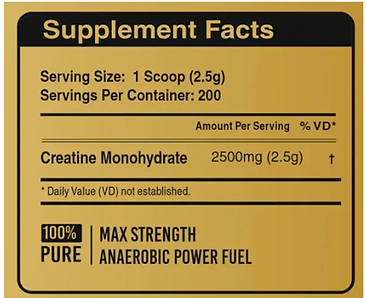 Creatine Micronized 500 Gr 2