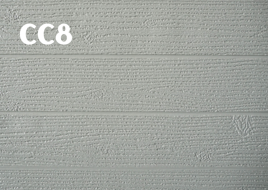 CC8 soft grey fine texture cladding sample.