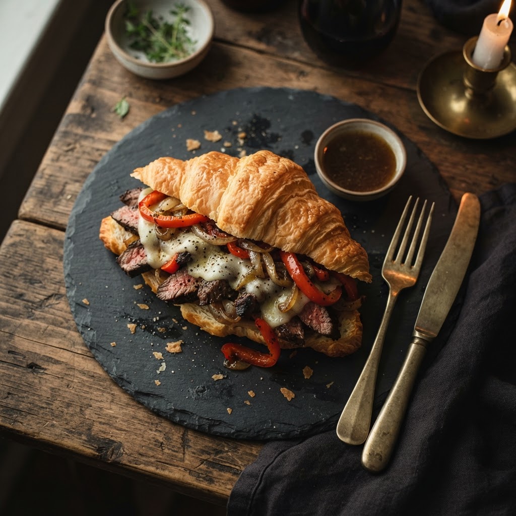 Philly Steak Croissant