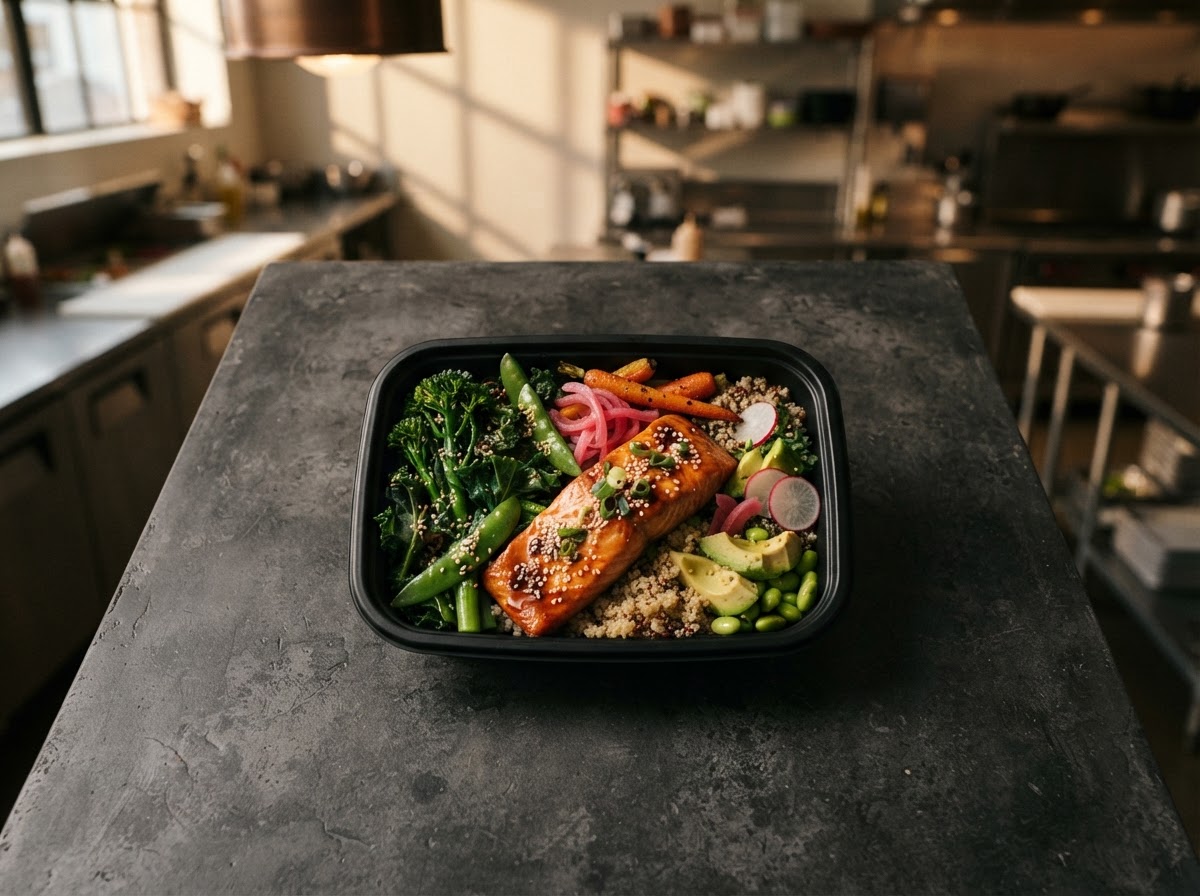 Bourbon Glazed Salmon