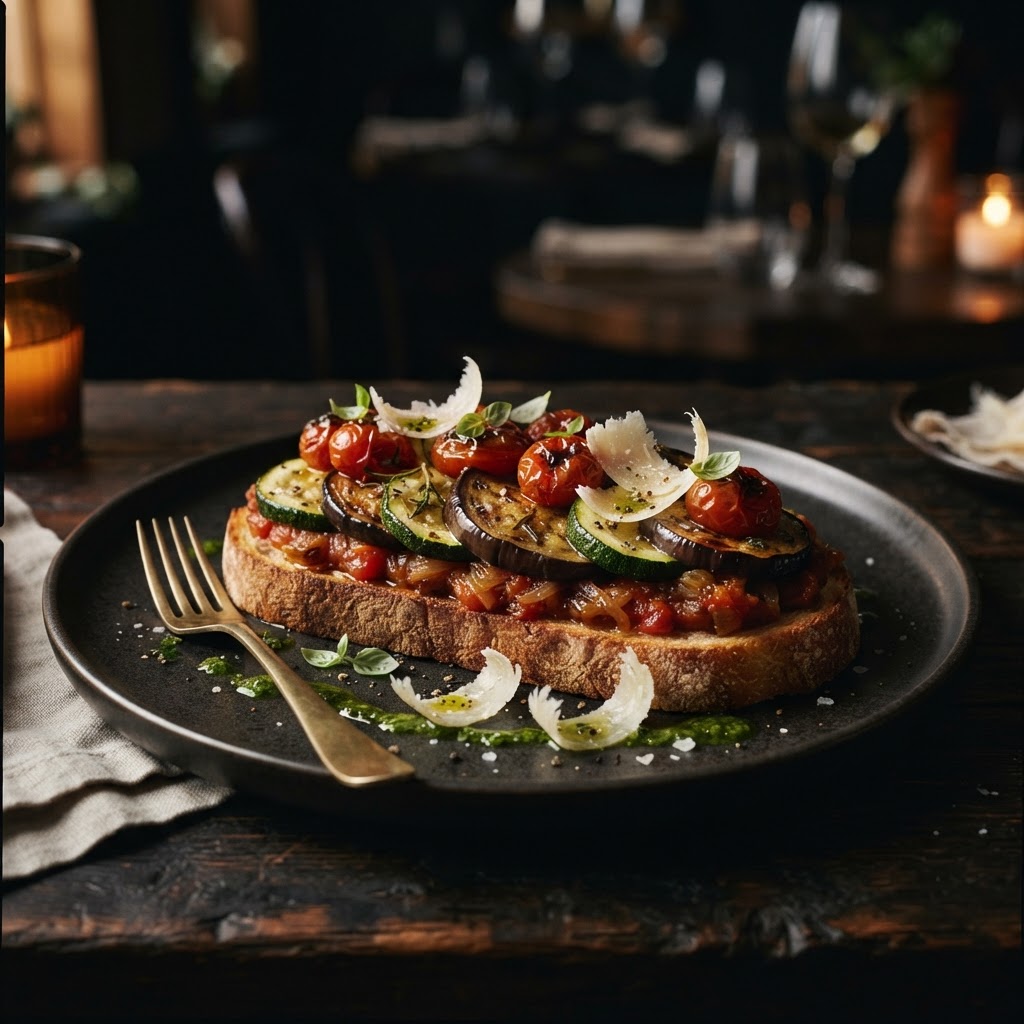 Ratatouille Tartine