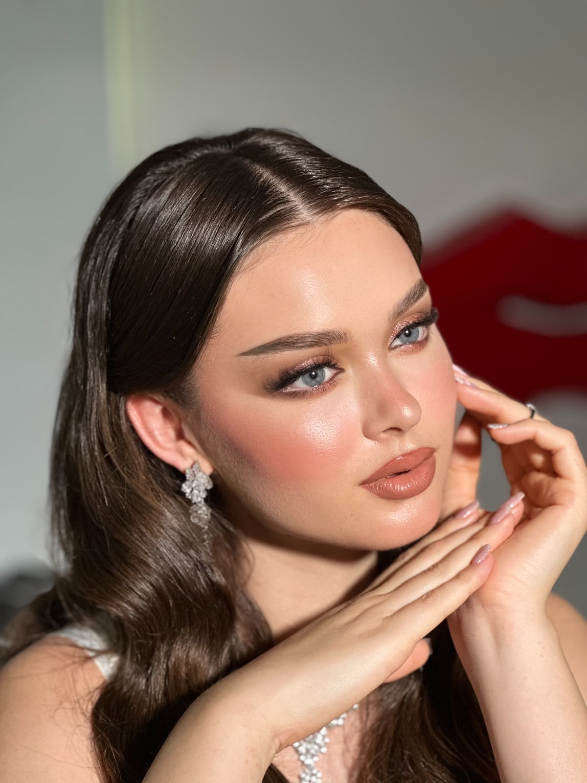 Lady D Beauty Lounge — soft glam long waves portrait