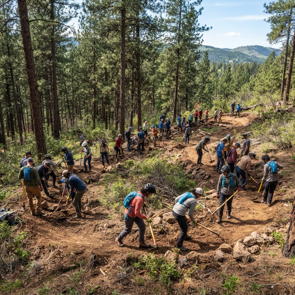 Trail Building on Beacon Hill: Volunteering in Spokane's MTB Community