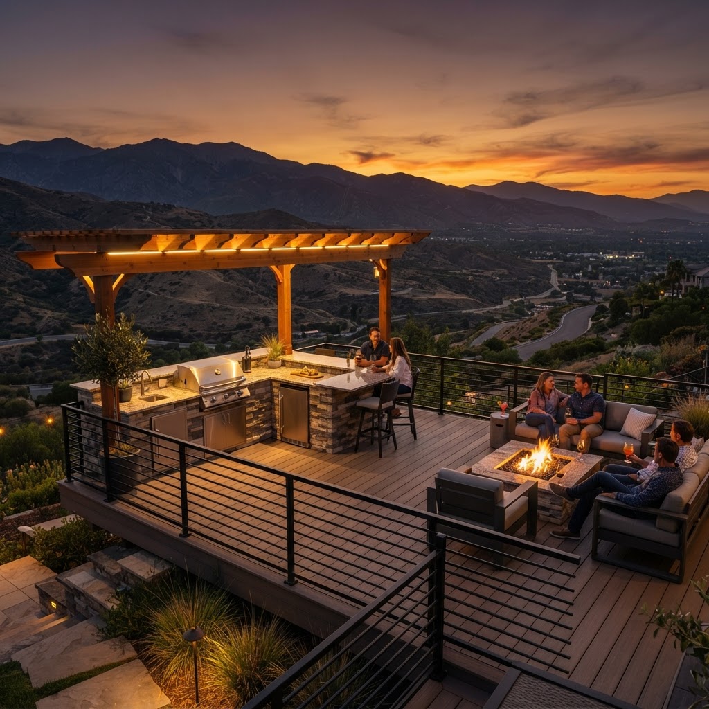 Hillside Outdoor Living — Decking & Outdoor Living in El Dorado Hills, CA