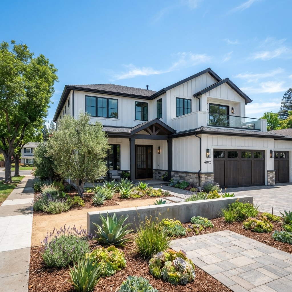 Apex Line Construction — Sacramento remodeling contractor Architectural home exterior remodel by Apex Line Construction, a Sacramento remodeling contractor