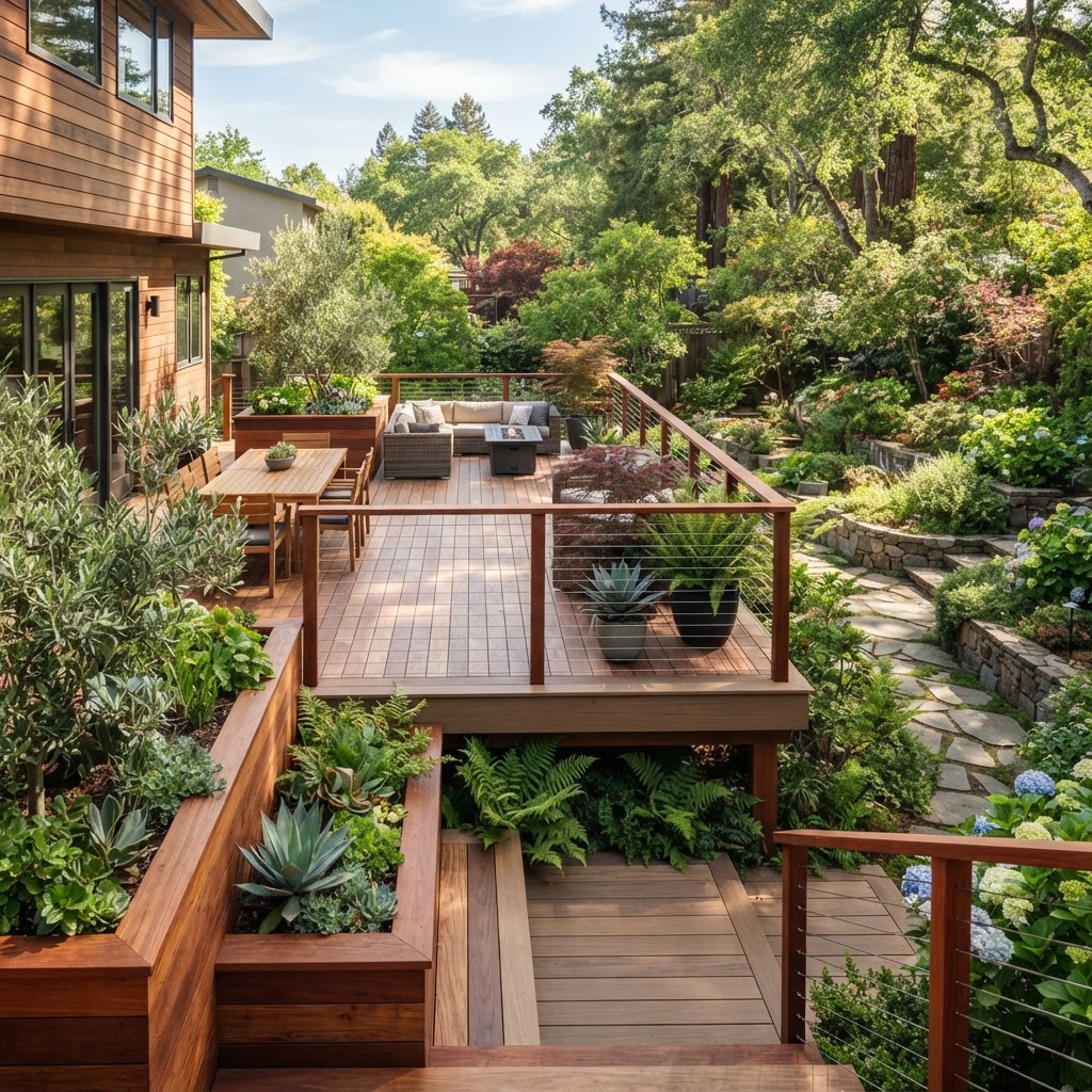 Deck Building, Patios & Porches Deck Building, Patios & Porches contractor in Sacramento — Apex Line Construction