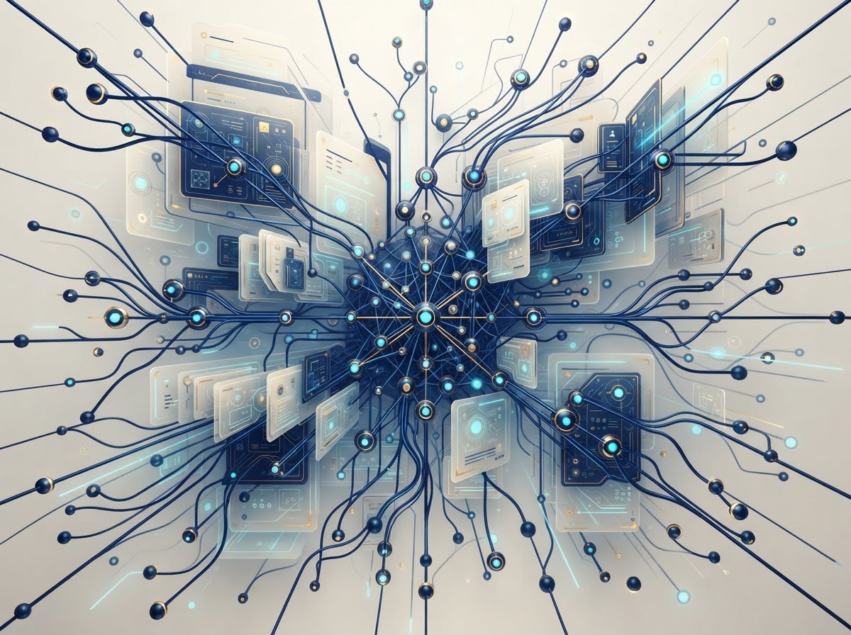 Connected organizational knowledge visualization