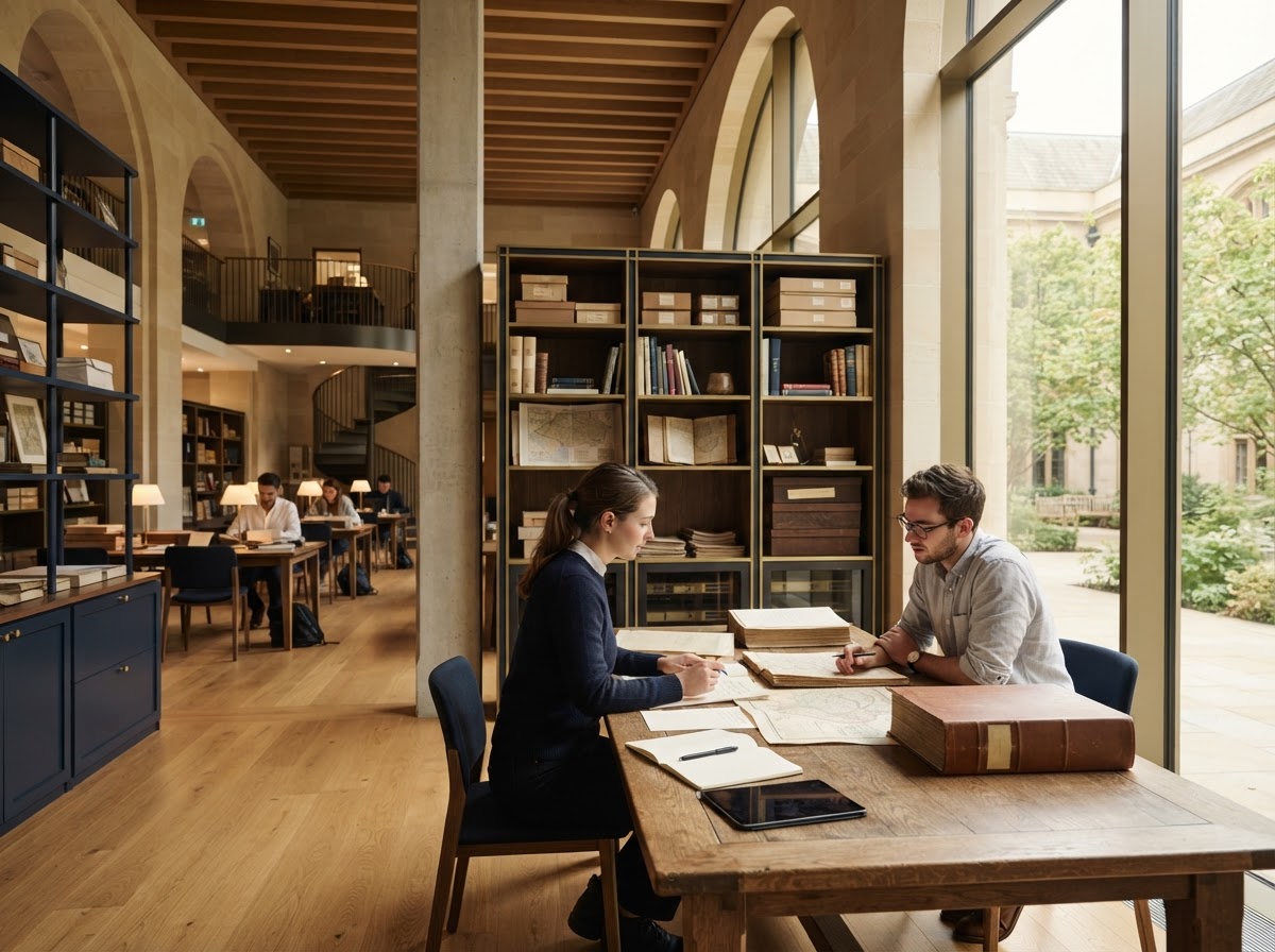 Modern institutional archive and research space