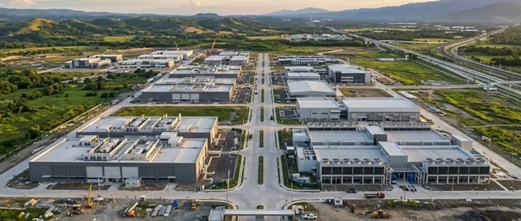 Pax Silica AI-Native Industrial Hub — New Clark City 항공 뷰