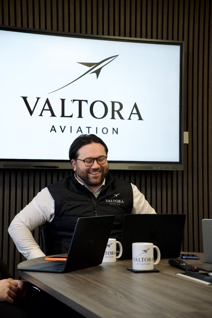 Valtora Aviation aircraft interior shot for creative direction