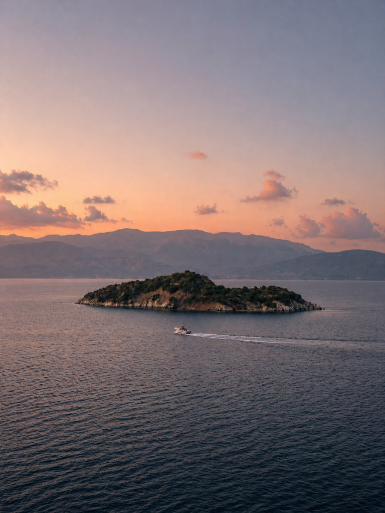 Sunset Cruise near Delphi