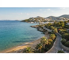 Athens Riviera coastline near Vouliagmeni