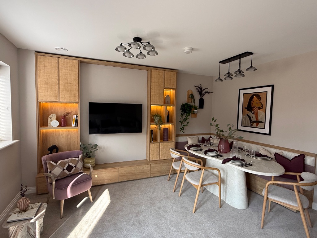 Inspired bespoke media wall design and installation