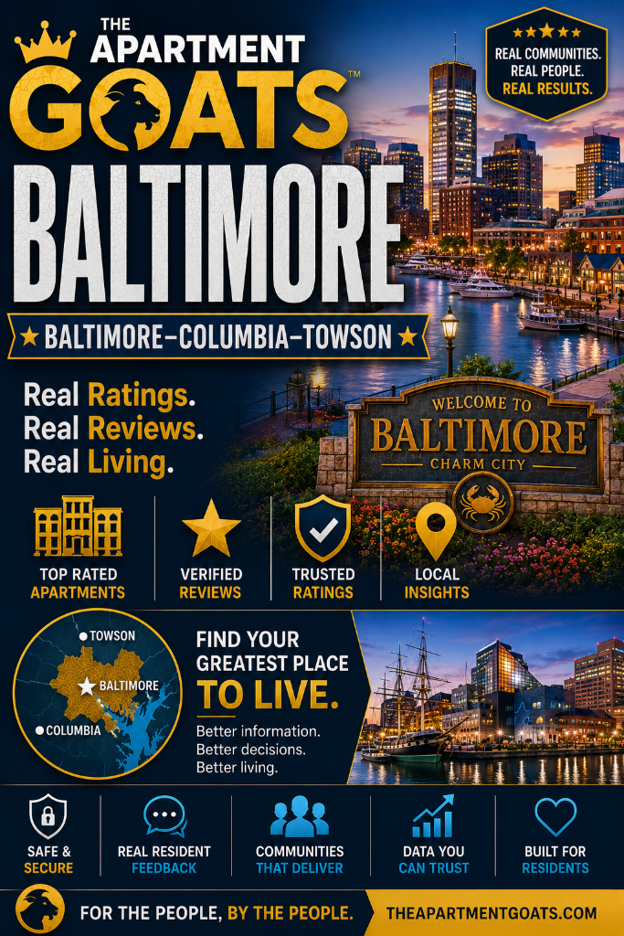 The Apartments GOAT™ — Baltimore–Columbia–Towson