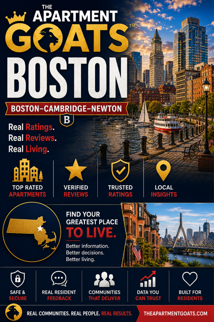 The Apartments GOAT™ — Boston–Cambridge–Newton