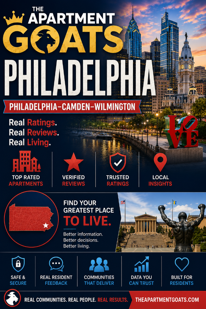 The Apartments GOAT™ — Philadelphia–Camden–Wilmington