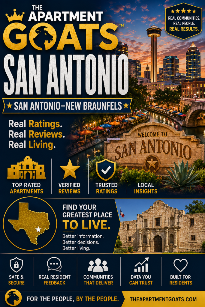The Apartments GOAT™ — San Antonio–New Braunfels