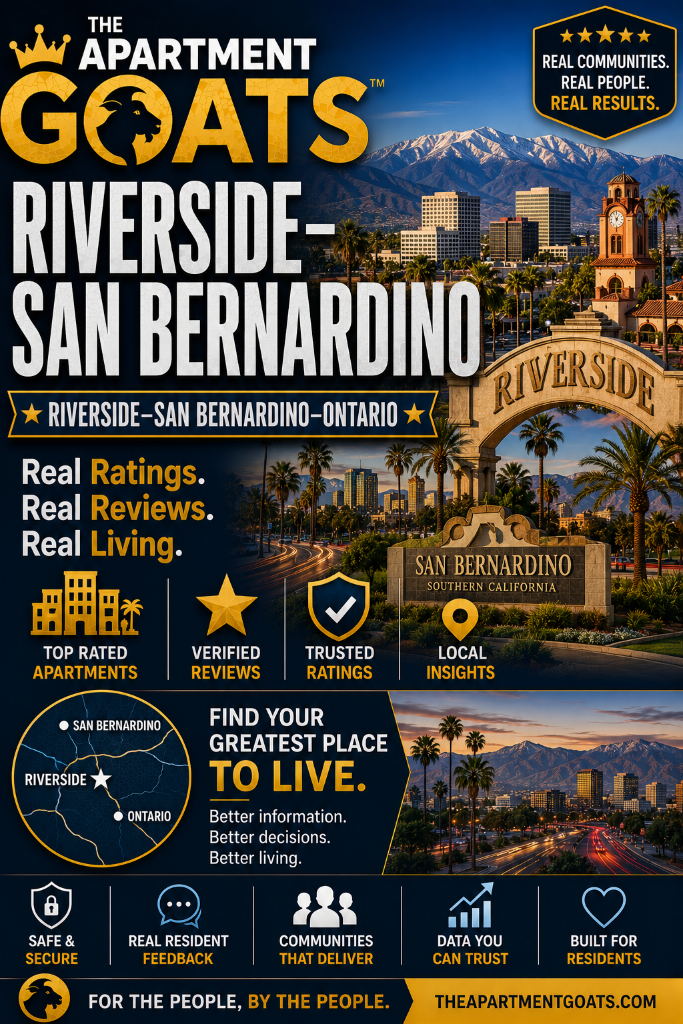The Apartments GOAT™ — Riverside–San Bernardino–Ontario