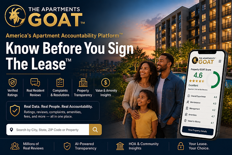 Apartments GOAT — Know Before You Sign The Lease