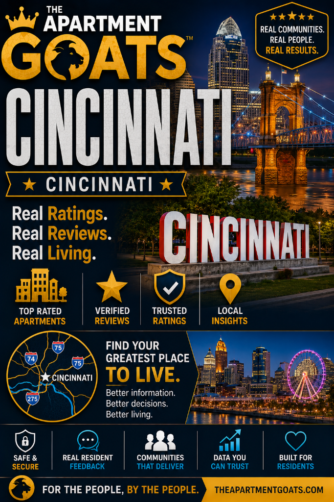 The Apartments GOAT™ — Cincinnati