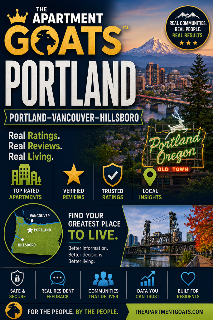 The Apartments GOAT™ — Portland–Vancouver–Hillsboro