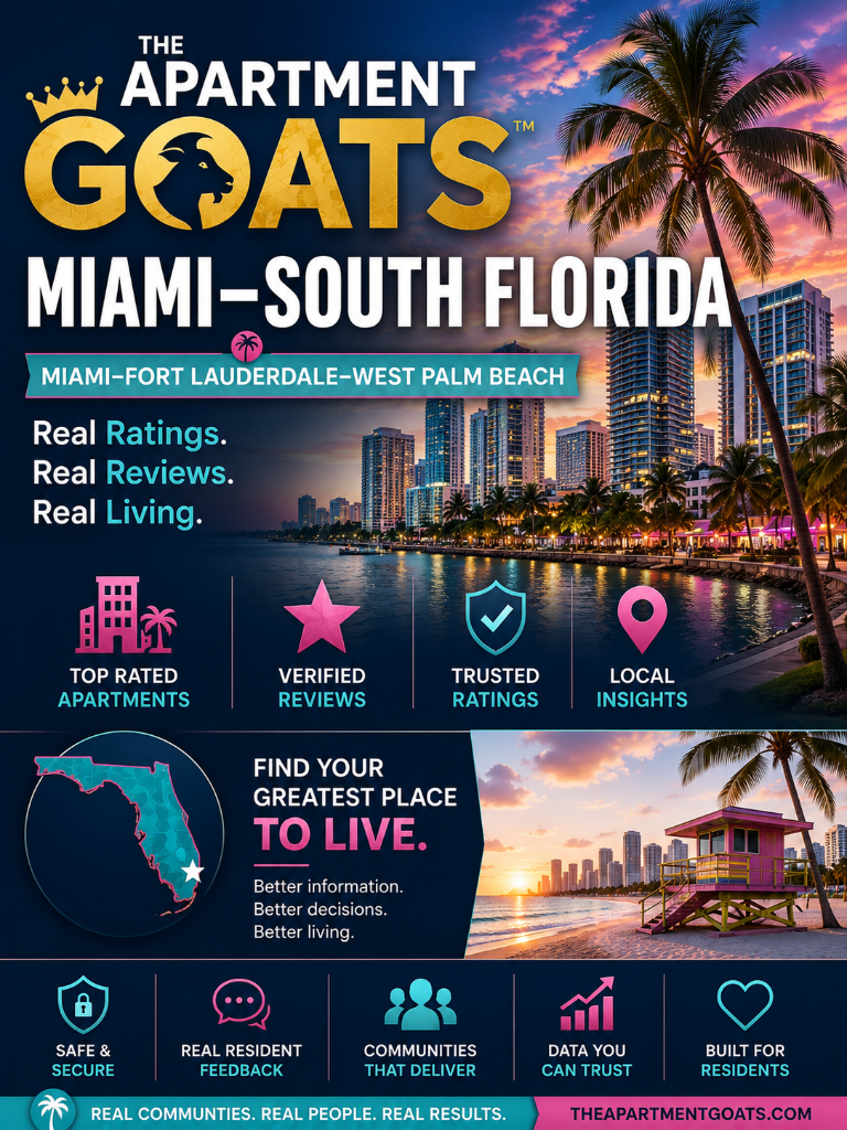 The Apartments GOAT™ — Miami–Fort Lauderdale–West Palm Beach