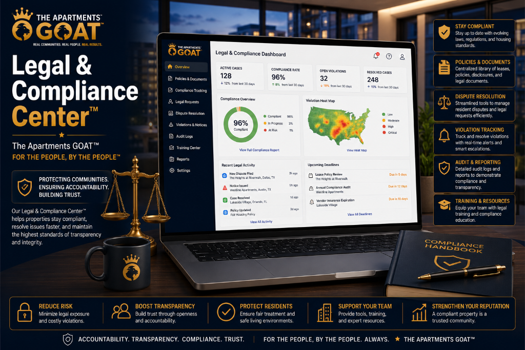 Legal & Compliance Center™ — protecting communities, ensuring accountability, building trust