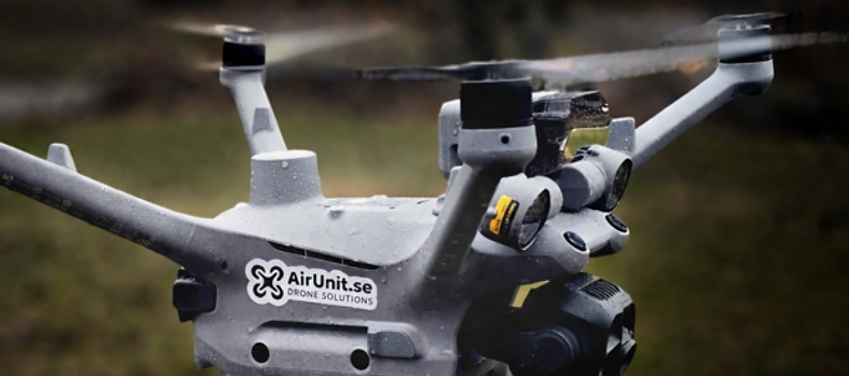 AirUnit-drönare i flygning