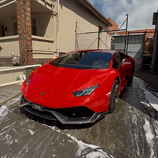 Lamborghini professionally detailed by ReLuxe Premium Mobile Detailing