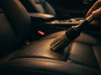 Interior car detailing. Steam clean and leather care by ReLuxe Melbourne