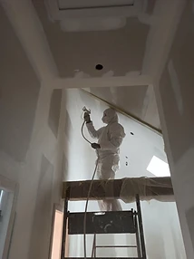 Application professionnelle de peinture