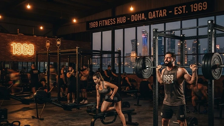 1969 Fitness Hub: Inside Qatar's 4,000-Square-Metre Mega Gym