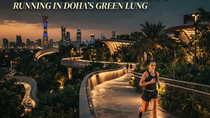 Oxygen Park: Running in Doha's Subterranean Green Lung