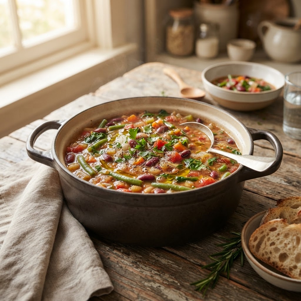 High Fiber Bean & Vegetable Soup