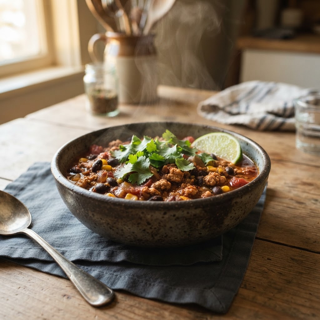 Turkey & Black Bean Chili