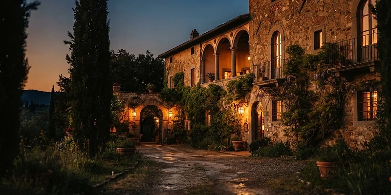 Hacienda Santa al atardecer — Sevilla