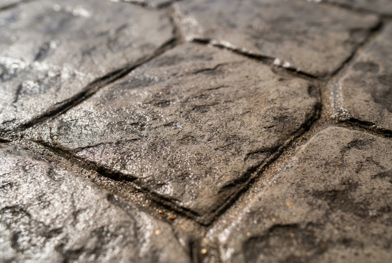 Elite Outdoor Services stamped concrete project 4