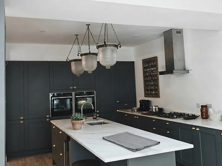 Vaulted Island Kitchen